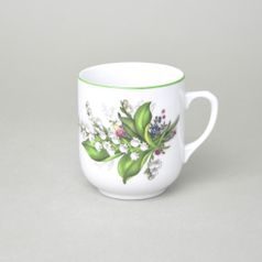 Hrnek Trojka 0,28 l, konvalinky, Český porcelán a.s.