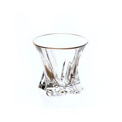 Křišťálový set odlivek whisky Cooper 6 ks, 320 ml, zlatá linka, Aurum Crystal