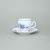 Šálek a podšálek kávový 150 ml / 14 cm, Thun 1794, karlovarský porcelán, BERNADOTTE pomněnka