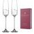 Soho - Set 2 sklenic na šampaňské 170 ml, Swarovski Crystal, DIAMANTE