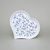 Láska: Miska / talíř srdce 21 cm, Ateliér Malíská, Thun 1794 karlovarský porcelán