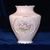 Váza baňatá 18,3 cm, Zuzka, Růžový porcelán z Chodova