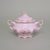 Cukřenka velká 330 ml, Sonáta, Leander, růžový porcelán