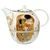 Čajová konvice s ohřívačem Polibek, 1,2 l, jemný kostní porcelán, G. Klimt, Goebel