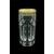 Astra Gold: Sklenice vysoká (long drink) 370 ml, křišťál, Antique Golden Black decor