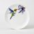 Kolibřík: Talíř dezertní 20 cm, anglický kostní porcelán, Roy Kirkham
