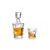 Křišťálový whisky set Zig Zag 1+6, Crystal Bohemia