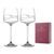 Soho - Set 2 sklenic na bílé víno 410 ml, Swarovski Crystal, DIAMANTE