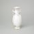 Secesní váza 20,5 cm, bílé + zlato, porcelánové figurky DUCHCOV