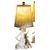 Lampa Dívka se šálou 12 x 12 x 24 cm, Porcelánové figurky Plaue