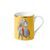 Blenheim Palace - Indický pokoj, slon: Hrnek žlutý 280 ml, anglický kostní porcelán Roy Kirkham