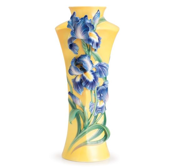 Váza 52 cm, kosatec, porcelán FRANZ