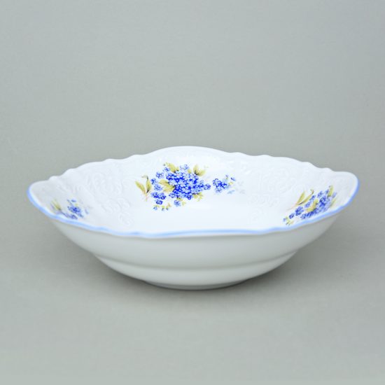 Mísa hluboká 23 cm, Thun 1794, karlovarský porcelán, BERNADOTTE pomněnka