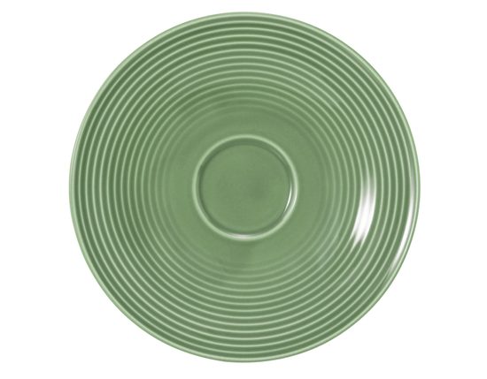 Beat šedozelená: Podšálek univerzální 16,5 cm, porcelán Seltmann