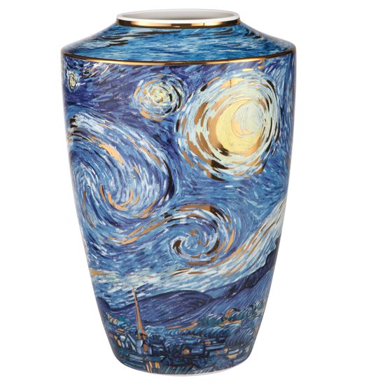 Váza Hvězdná noc, 27 / 27 / 41 cm, porcelán, V. van Gogh, Goebel