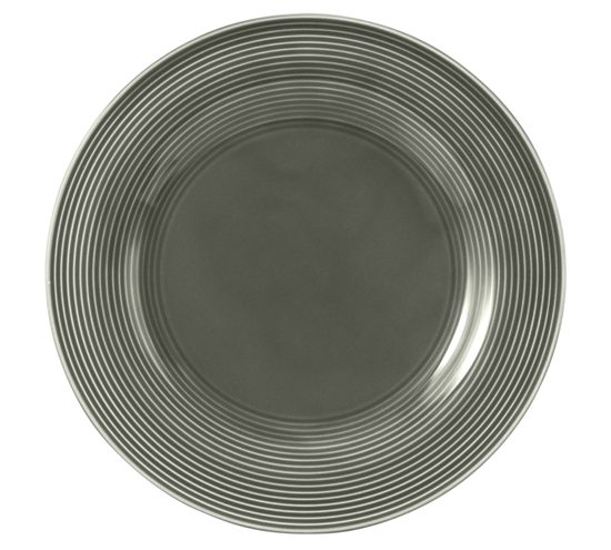 Beat perleťová šedá: Talíř mělký 27,5 cm, porcelán Seltmann