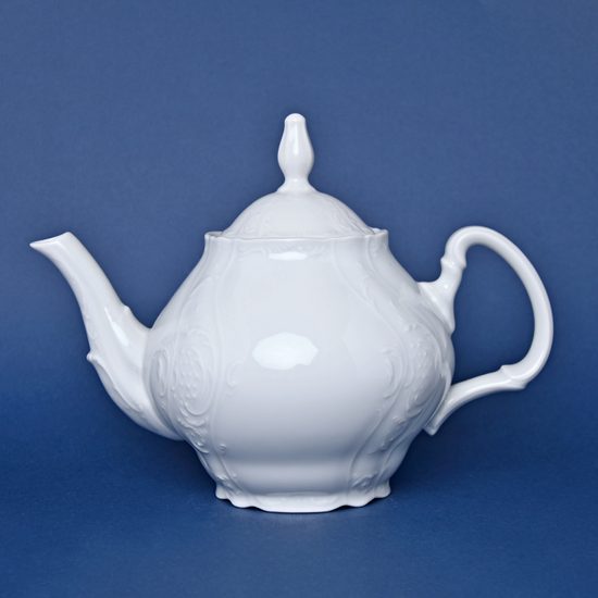 Konev čajová 1,2 l, Thun 1794, karlovarský porcelán, BERNADOTTE bílá