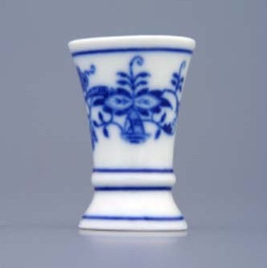 Váza mini 1213 4,5 cm, Cibulák, originální z Dubí