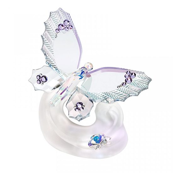 Motýl (krystal AB) 65 x 90 mm, Křišťálové dárky a dekorace PRECIOSA