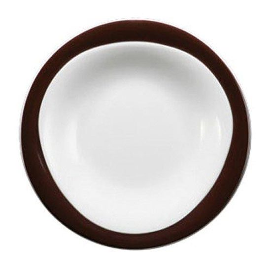 Talíř dezertní 20 cm, Trio 23602 Dark Chocolate, Porcelán Seltmann