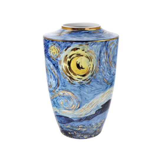 Váza Hvězdná noc, 16 / 16 / 24 cm, porcelán, V. van Gogh, Goebel