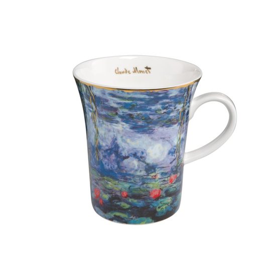 Hrnek Lekníny pod vrbami, 0,4 l, jemný kostní porcelán, C. Monet, Goebel
