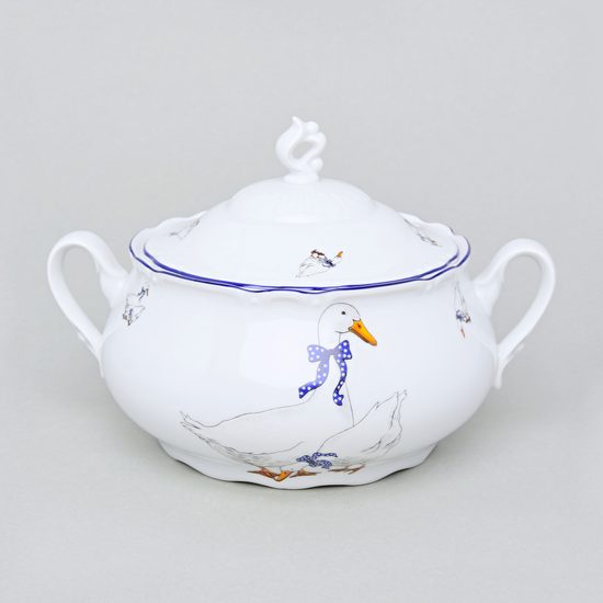 Constance husy, Mísa polévková 2,3 l, Thun 1794, karlovarský porcelán