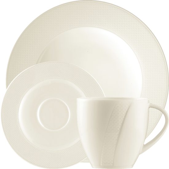 Kávová souprava pro 6 osob (18dílná), Achat Diamant UNI, Královský porcelán Tettau