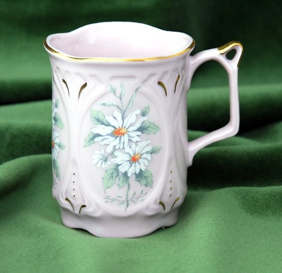 Hrnek 0,18 l, CH425 Secese, Růžový porcelán z Chodova