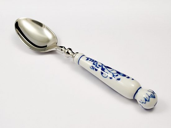 Luxusní jídelní lžíce 21 cm, Cibulák, originální z Dubí