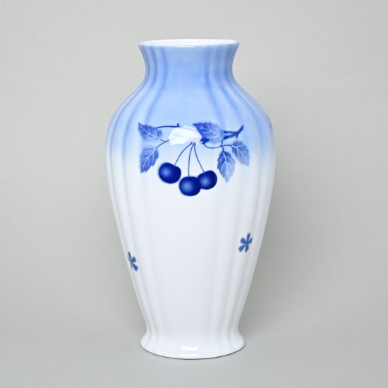 Váza 29,5 cm Rose, Thun 1794, karlovarský porcelán, BLUE CHERRY