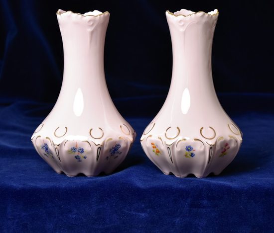 Váza 16 cm, Lenka 247p, 247, Růžový porcelán z Chodova