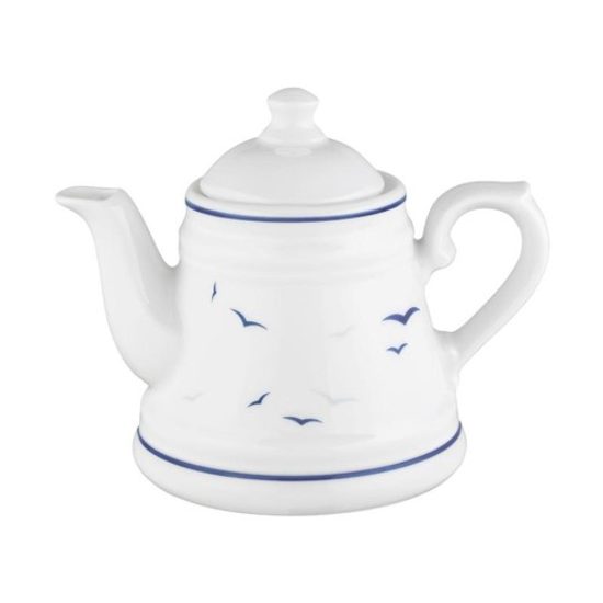 Konvice čajová 0,42 l, Worpswede 4164 Rügen, Královský porcelán Tettau