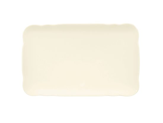 Talířek na máslo 250 g, 20 x 12,5 cm, Marie-Luise ivory, porcelán Seltmann