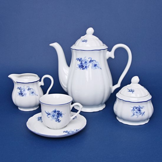 Kávová souprava pro 6 osob, Thun 1794, karlovarský porcelán, ROSE 80061