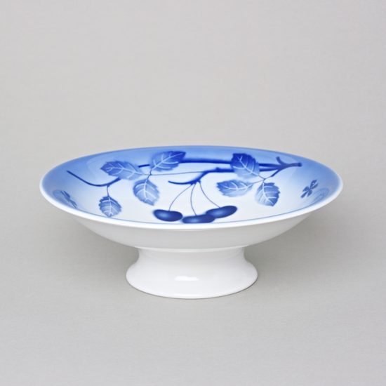 Mísa na ovoce níz. nn 24 cm T94, Thun 1794, karlovarský porcelán, BLUE CHERRY