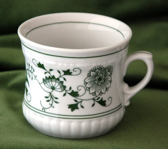 Hrnek Perlový malý 0,26 l, zelený cibulák, Český porcelán a.s.