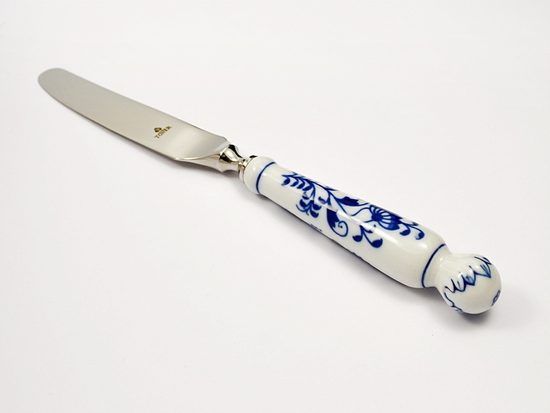 Luxusní jídelní nůž 23,4 cm, Cibulák, originální z Dubí