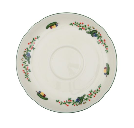 Podšálek 15 cm, Marie Luise Vánoce 43607, Porcelán Seltmann