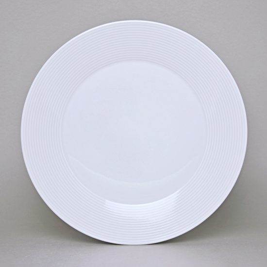 Talíř mělký 27 cm, Lea bílá, Thun karlovarský porcelán