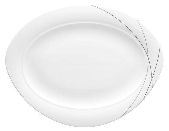 Podnos oválný 35 cm, Trio 71381 Highline, Porcelán Seltmann