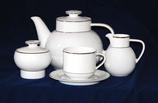 CATRIN 23171: Čajová souprava pro 6 osob, Thun 1794, karlovarský porcelán