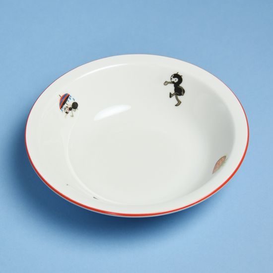 Miska 13 cm s krtečkem, Thun 1794, karlovarský porcelán, Dětské soupravy a hrnky s Krtečkem