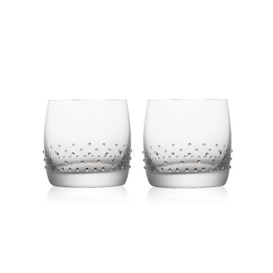 Ledové sklenice - whisky set 230 ml - 2ks, Křišťálové dárky a dekorace PRECIOSA