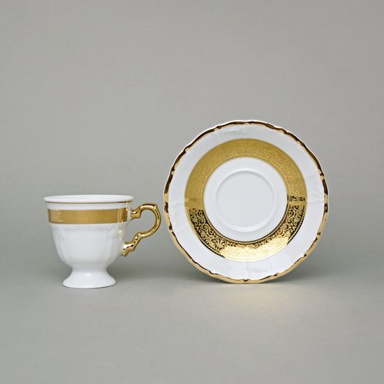 Šálek 70 ml espresso a podšálek 120 mm, Marie Louise 88003, Thun 1794, karlovarský porcelán