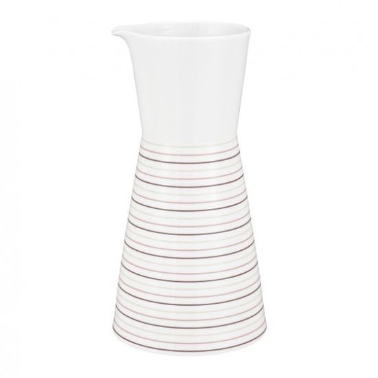 Džbánek 1 l, No Limits 24943 Cream Lines, Porcelán Seltmann