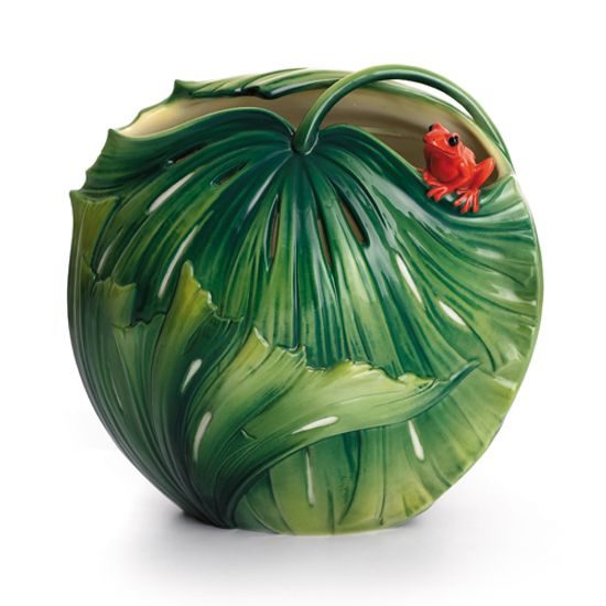 Váza Malý obyvatel deštného pralesa 19 cm, Porcelán FRANZ