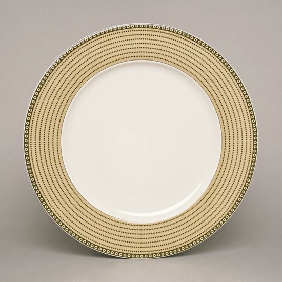 Talíř mělký 25 cm, Thun 1794, karlovarský porcelán, Cairo 30381 ivory
