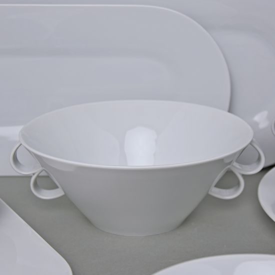 Bohemia White, Jídelní souprava pro 6 osob, design Pelcl, Český porcelán a.s., 2. jakost