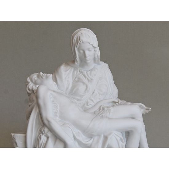 Pieta, 16,8 x 24,9 x 27,4 cm, Biskvit, Porcelánové figurky Duchcov